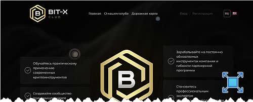 Вот что можно видеть на сайте сервиса Bit-X Club