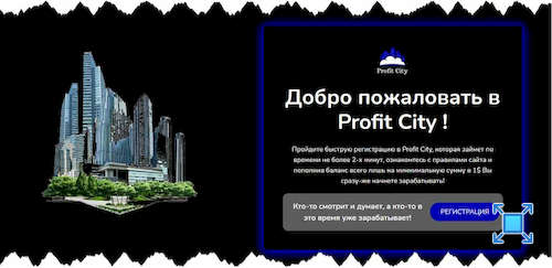 Информация о экономической игре «Profit City»